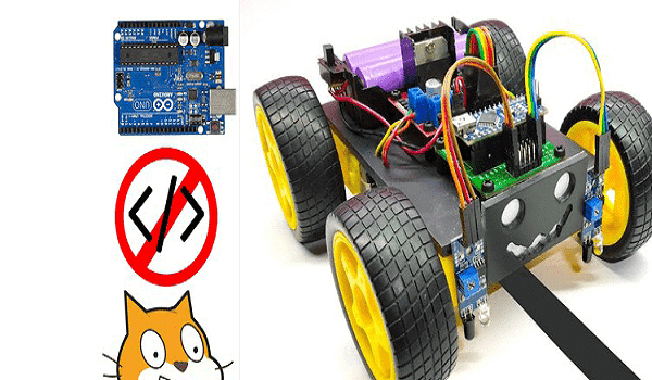 Arduino Robotics With Scratch Programming in TinkerCAD