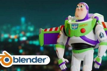 Modeling Buzz Lightyear from "Toy Story" with Blender !