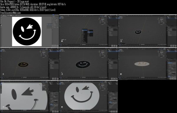 04. Project 1 – 3D Logo min
