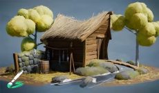 Stylized Rendering with Brushstrokes